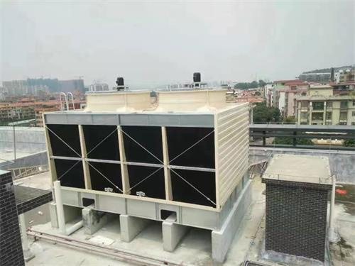 閉式冷卻塔閉式冷卻塔的工作原理(中溫逆流式方形冷