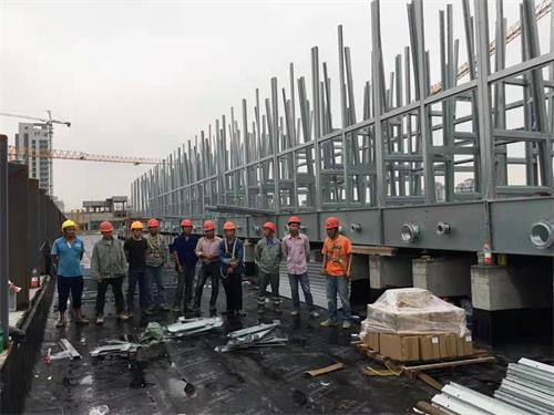 圓形逆流式冷卻塔的結構特征(濱湖區圓形逆流式冷卻